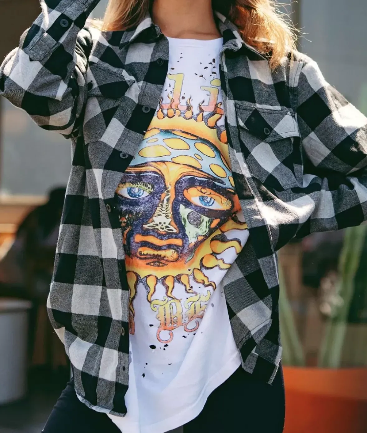 Nayked Apparel Tops>Women'S Boyfriend Classic Flannel Shirt
