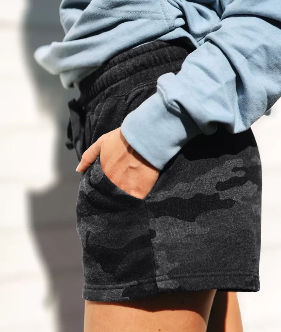 Nayked Apparel Athleisure>Women'S California Wave Wash Sweatshorts