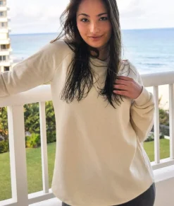Nayked Apparel Hoodies & Sweatshirts>Women'S California Wave Wash Crewneck Sweatshirt