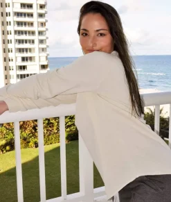 Nayked Apparel Hoodies & Sweatshirts>Women'S California Wave Wash Crewneck Sweatshirt