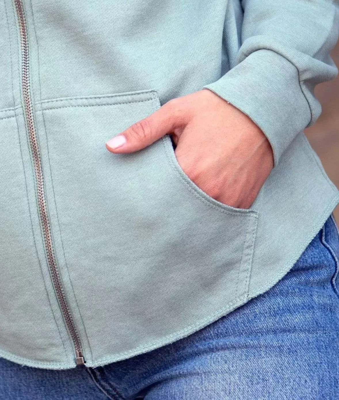 Nayked Apparel Hoodies & Sweatshirts>Women'S California Wave Wash Full-Zip Hoodie