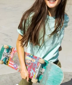 Nayked Apparel Tops>Women'S Deluxe Oversized 100% Cotton T-Shirt