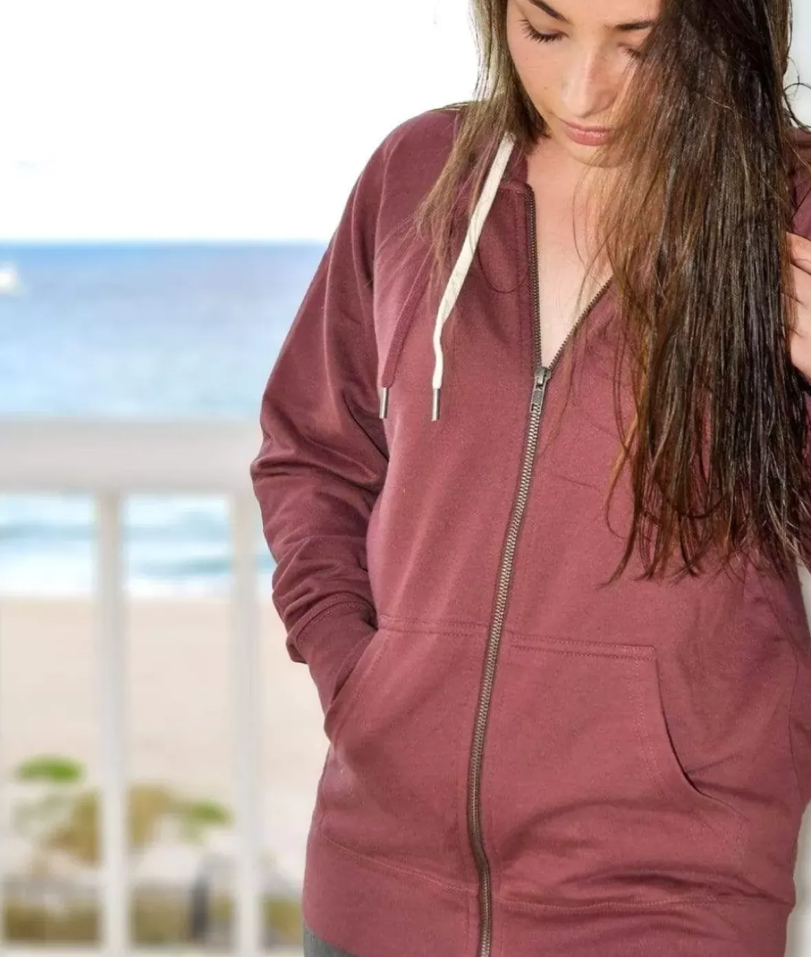 Nayked Apparel Athleisure>Women'S French Terry Full-Zip Hoodie