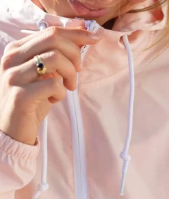 Nayked Apparel Athleisure>Women'S Lightweight Pullover Cropped Windbreaker