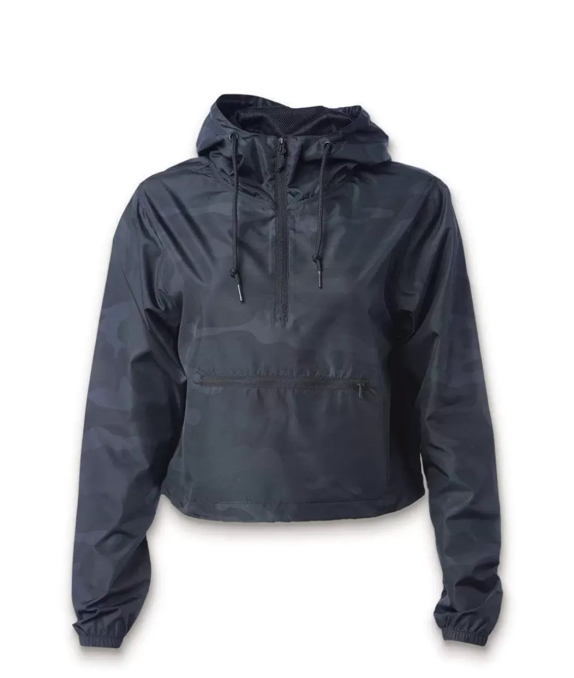 Nayked Apparel Athleisure>Women'S Lightweight Pullover Cropped Windbreaker