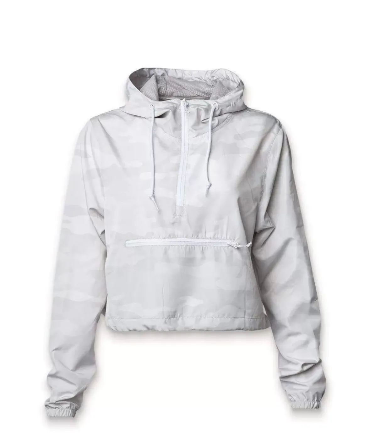 Nayked Apparel Athleisure>Women'S Lightweight Pullover Cropped Windbreaker