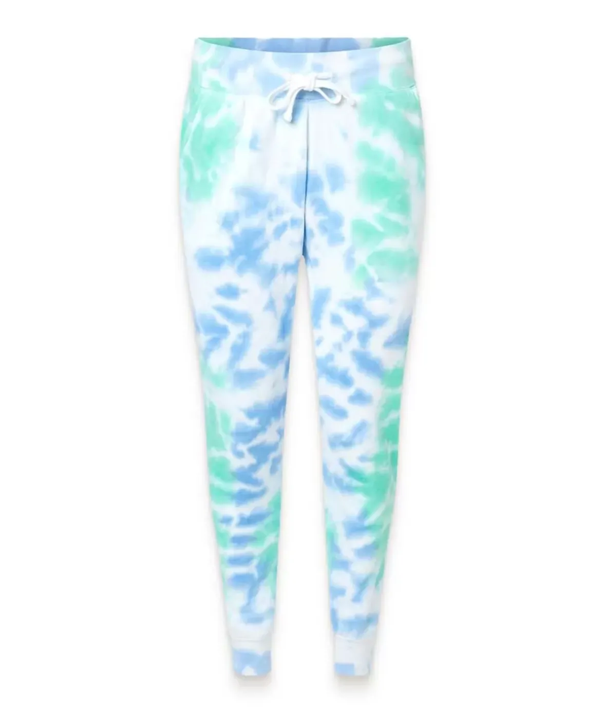 Nayked Apparel Bottoms Skirts & Dresses>Women'S Oversized Soft Washed Tie Dye Fleece Joggers