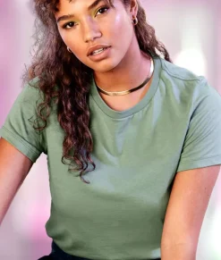 Nayked Apparel T-Shirts>Women'S Ridiculously Soft Relaxed Fit 100% Cotton T-Shirt | New Arrival Colors