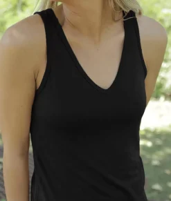 Nayked Apparel Tops>Women'S Ridiculously Soft Lightweight Flowy V-Neck Tank Top