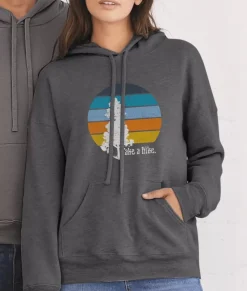 Nayked Apparel Tops>Women'S Ridiculously Soft Graphic Oversized Pullover Sweatshirt | Take A Hike