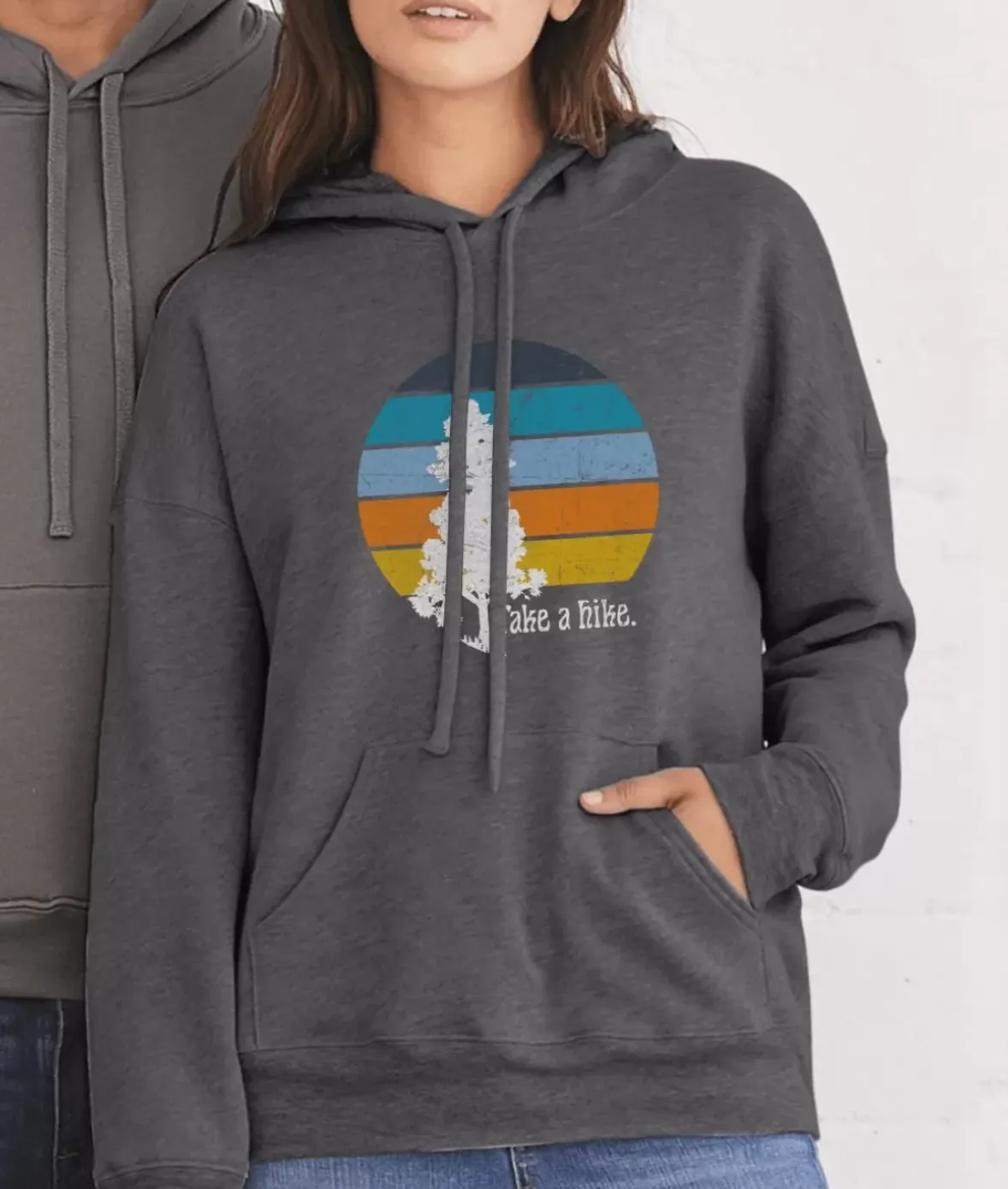 Nayked Apparel Tops>Women'S Ridiculously Soft Graphic Oversized Pullover Sweatshirt | Take A Hike