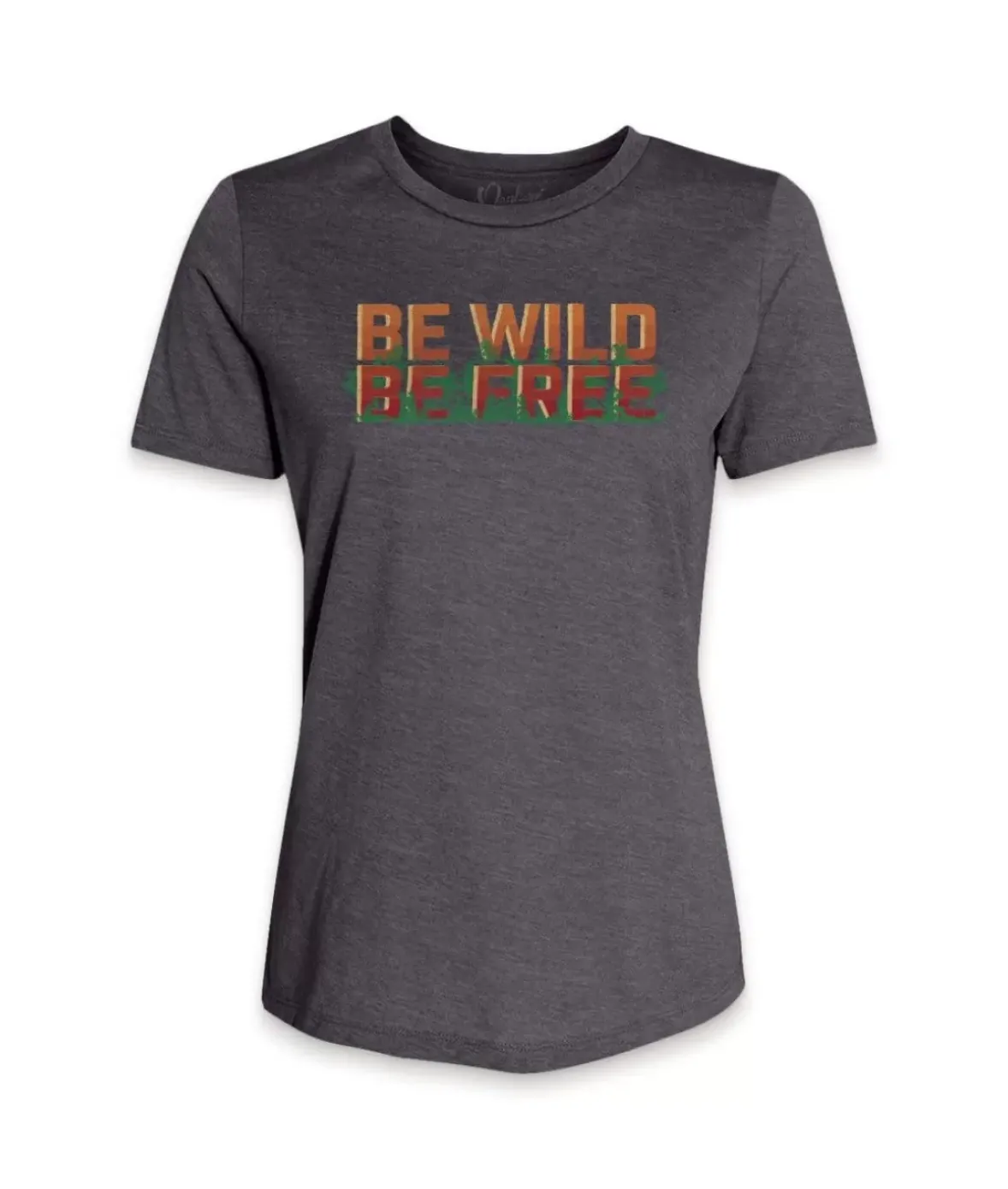 Nayked Apparel T-Shirts>Women'S Ridiculously Soft Midweight Graphic Tee | Be Wild, Be Free
