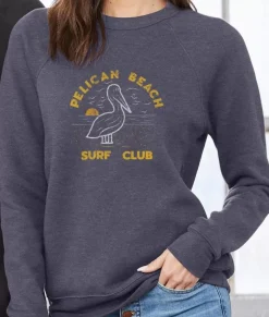 Nayked Apparel Tops>Women'S Ridiculously Soft Graphic Sweatshirt | Pelican Beach