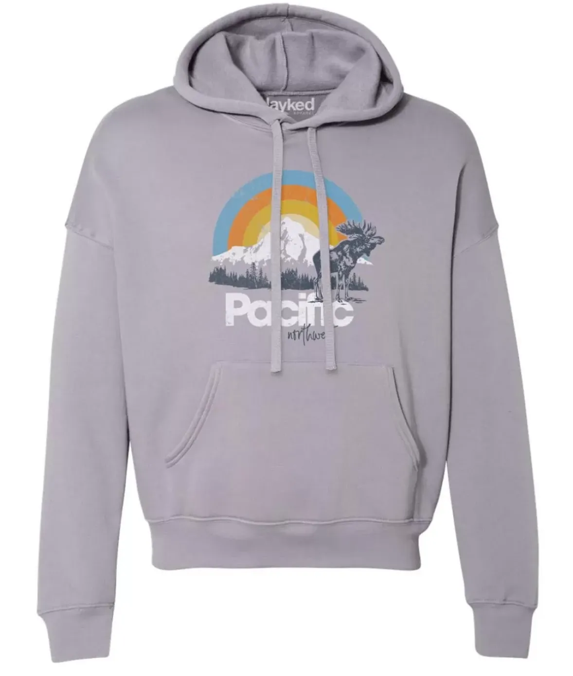 Nayked Apparel Tops>Women'S Ridiculously Soft Graphic Oversized Pullover Sweatshirt | Pacific Northwest