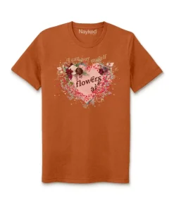 Nayked Apparel Tops>Women'S Ridiculously Soft Oversized Sueded Graphic T-Shirt | I Can Buy Myself Flowers