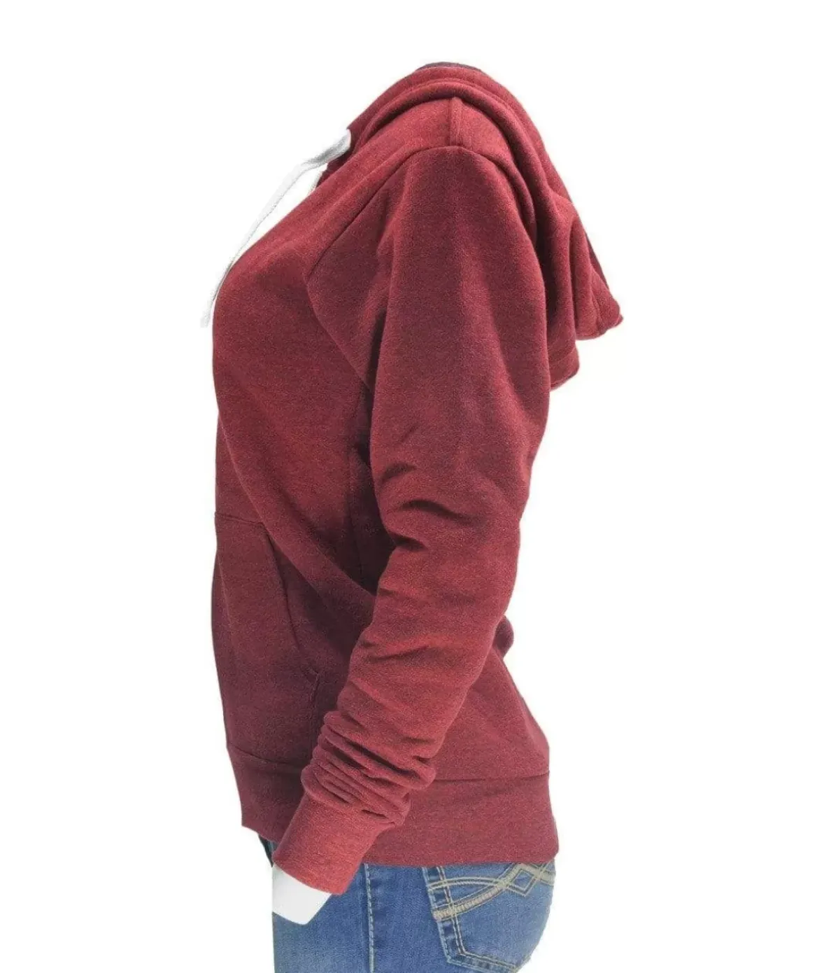 Nayked Apparel Tops>Women'S Ridiculously Soft Oversized Fleece Full-Zip Hoodie