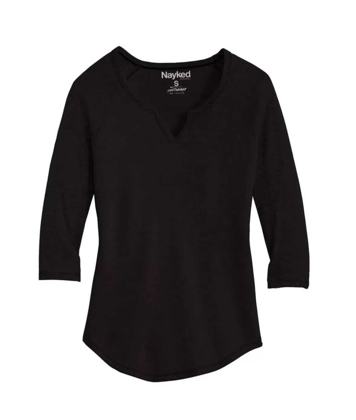 Nayked Apparel T-Shirts>Women'S Ridiculously Soft Vintage Raglan Baseball T-Shirt