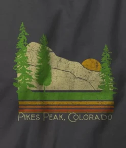 Nayked Apparel Tops>Women'S Ridiculously Soft Graphic Tee | Pike'S Peak