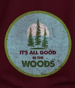 Nayked Apparel T-Shirts>Women'S Ridiculously Soft Graphic Tee | All Good In The Woods