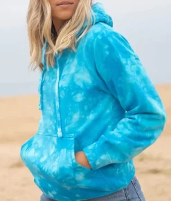 Nayked Apparel Athleisure>Women'S Ridiculously Soft Tie Dye Hooded Sweatshirt