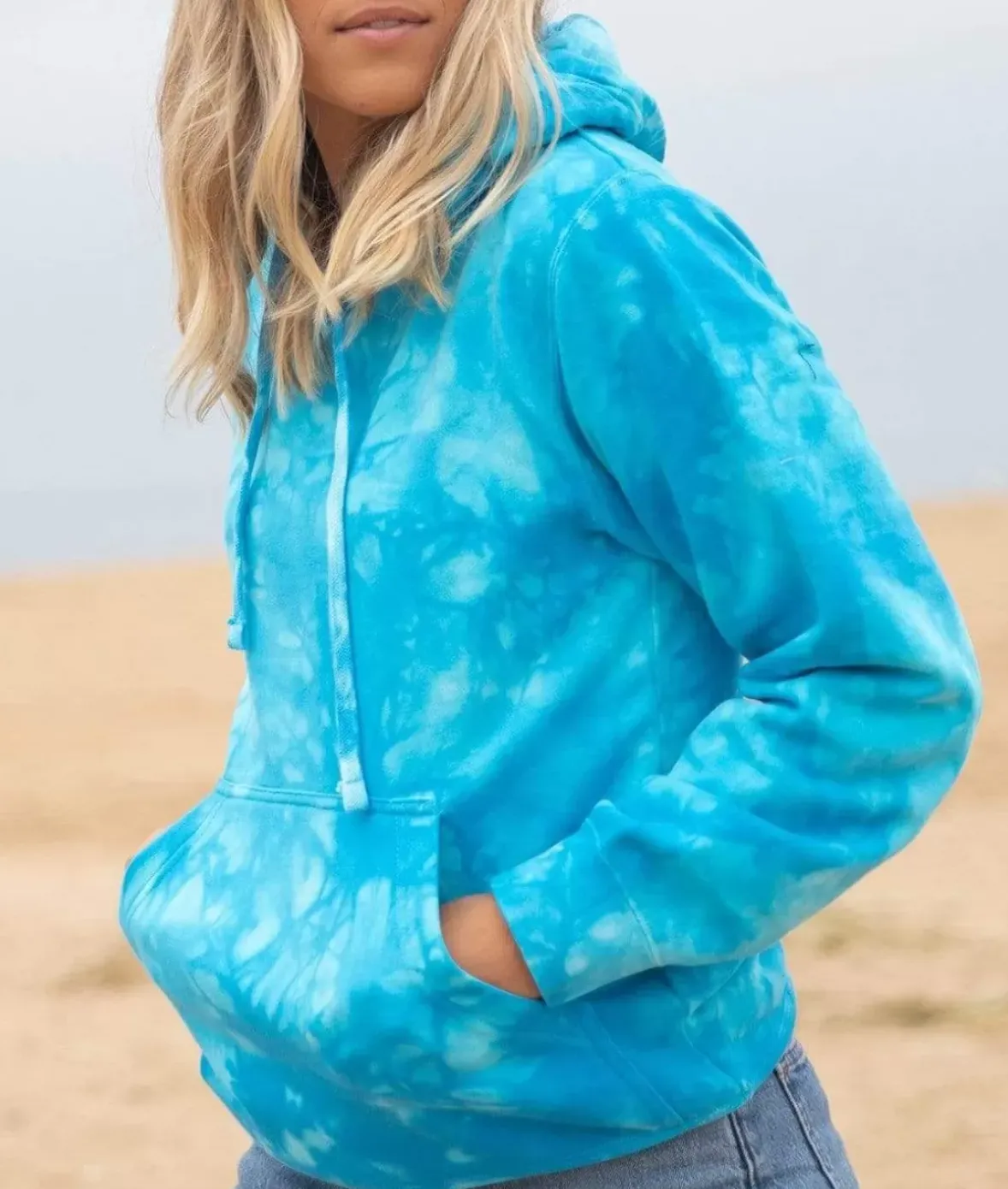 Nayked Apparel Athleisure>Women'S Ridiculously Soft Tie Dye Hooded Sweatshirt