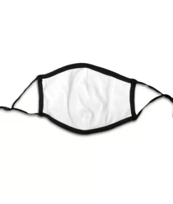 Nayked Apparel Accessories>Women'S Ridiculously Soft Bandana Print 2-Layer Face Mask With Adjustable Ear Loops White