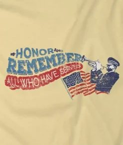 Nayked Apparel Tops>Women'S Ridiculously Soft Lightweight Graphic Tee | Honor & Remember
