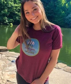 Nayked Apparel Tops>Women'S Ridiculously Soft Graphic Tee | All Good In The Woods