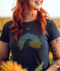 Nayked Apparel T-Shirts>Women'S Ridiculously Soft Midweight Graphic Tee | Enjoy The Ride