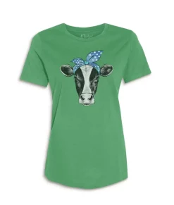 Nayked Apparel T-Shirts>Women'S Ridiculously Soft Graphic Tee | Cow