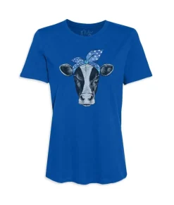 Nayked Apparel T-Shirts>Women'S Ridiculously Soft Graphic Tee | Cow
