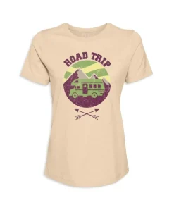 Nayked Apparel T-Shirts>Women'S Ridiculously Soft Graphic Tee | Road Trip