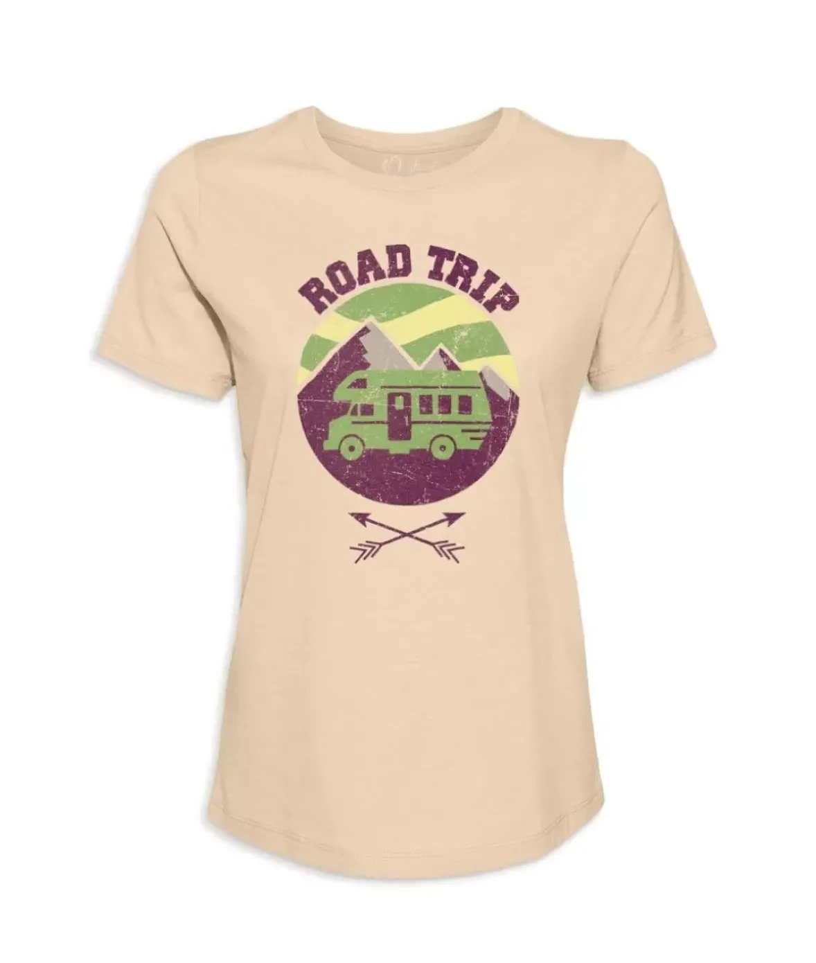 Nayked Apparel T-Shirts>Women'S Ridiculously Soft Graphic Tee | Road Trip