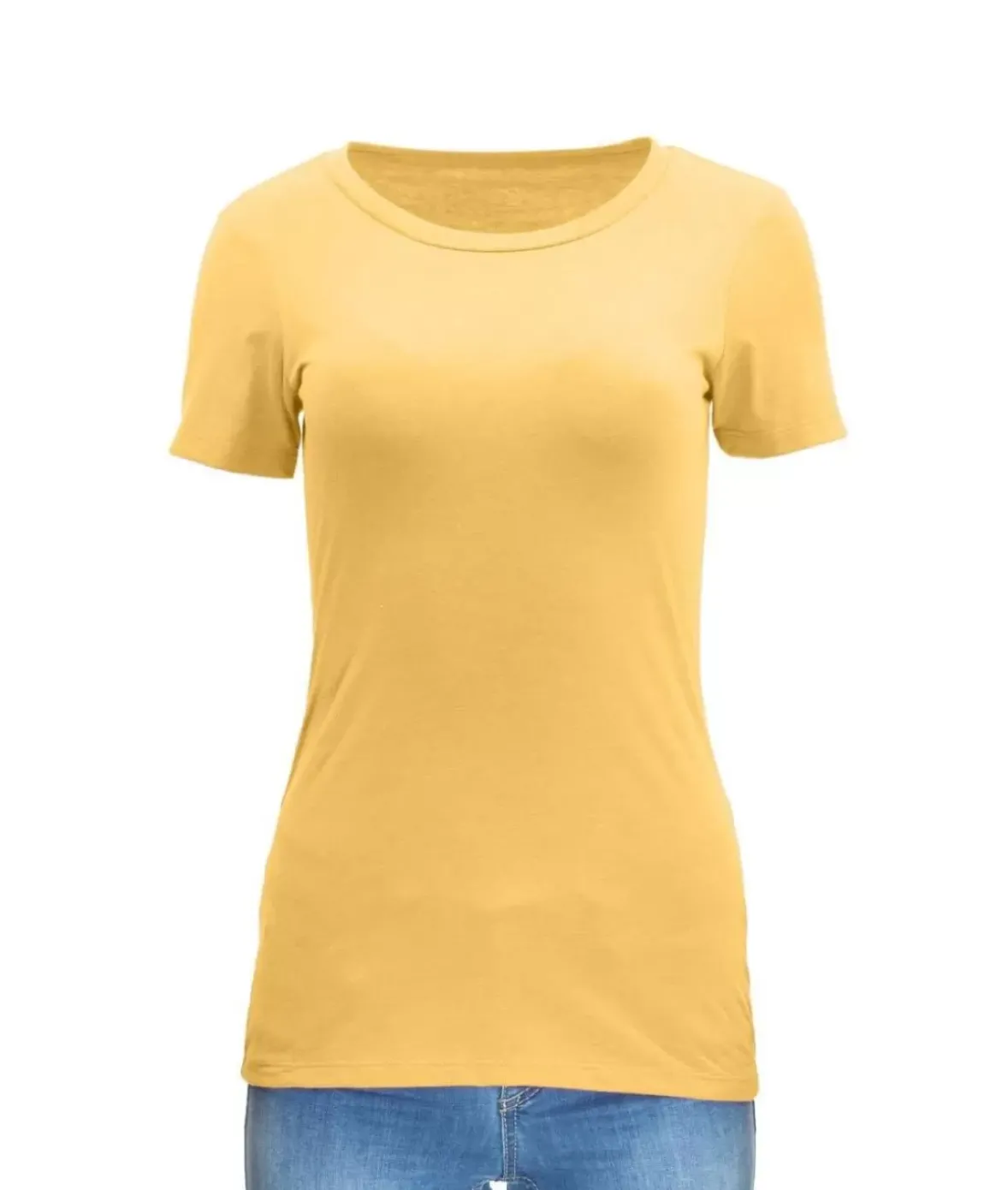 Nayked Apparel Tops>Women'S Ridiculously Soft Midweight Crew Neck T-Shirt