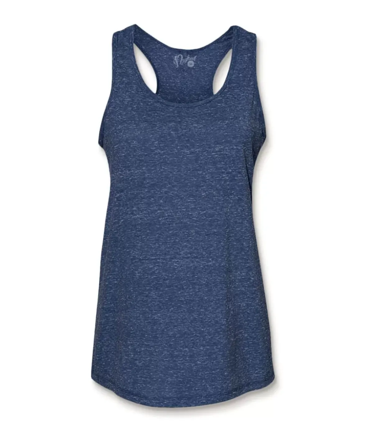 Nayked Apparel Tank Tops>Women'S Ridiculously Soft Snow Heather Racerback Tank Top