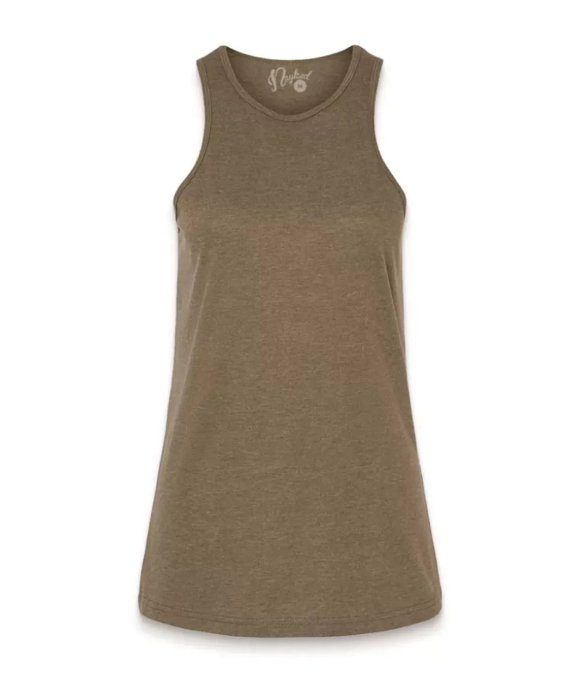 Nayked Apparel Tops>Women'S Ridiculously Soft Recycled Racerneck Tank