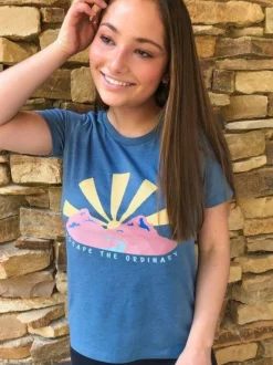 Nayked Apparel T-Shirts>Women'S Ridiculously Soft Midweight Graphic Tee | Escape The Ordinary