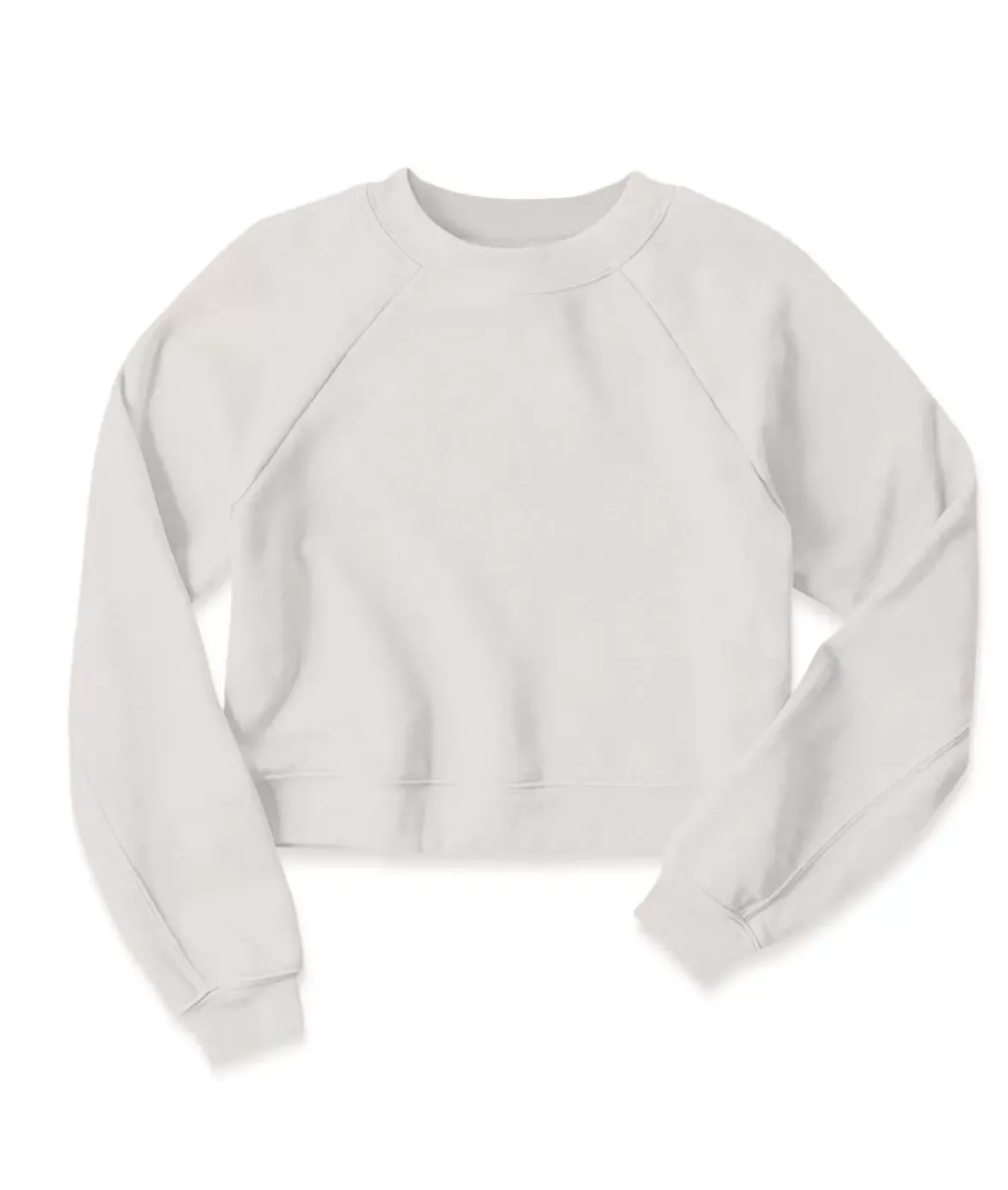 Nayked Apparel Hoodies & Sweatshirts>Women'S Ridiculously Soft Raglan Abbreviated Crop Pullover