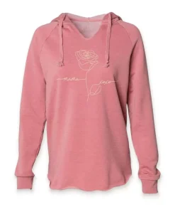 Nayked Apparel Tops>Women'S Ridiculously Soft Curved Hem Graphic Hoodie | Mama Xoxo