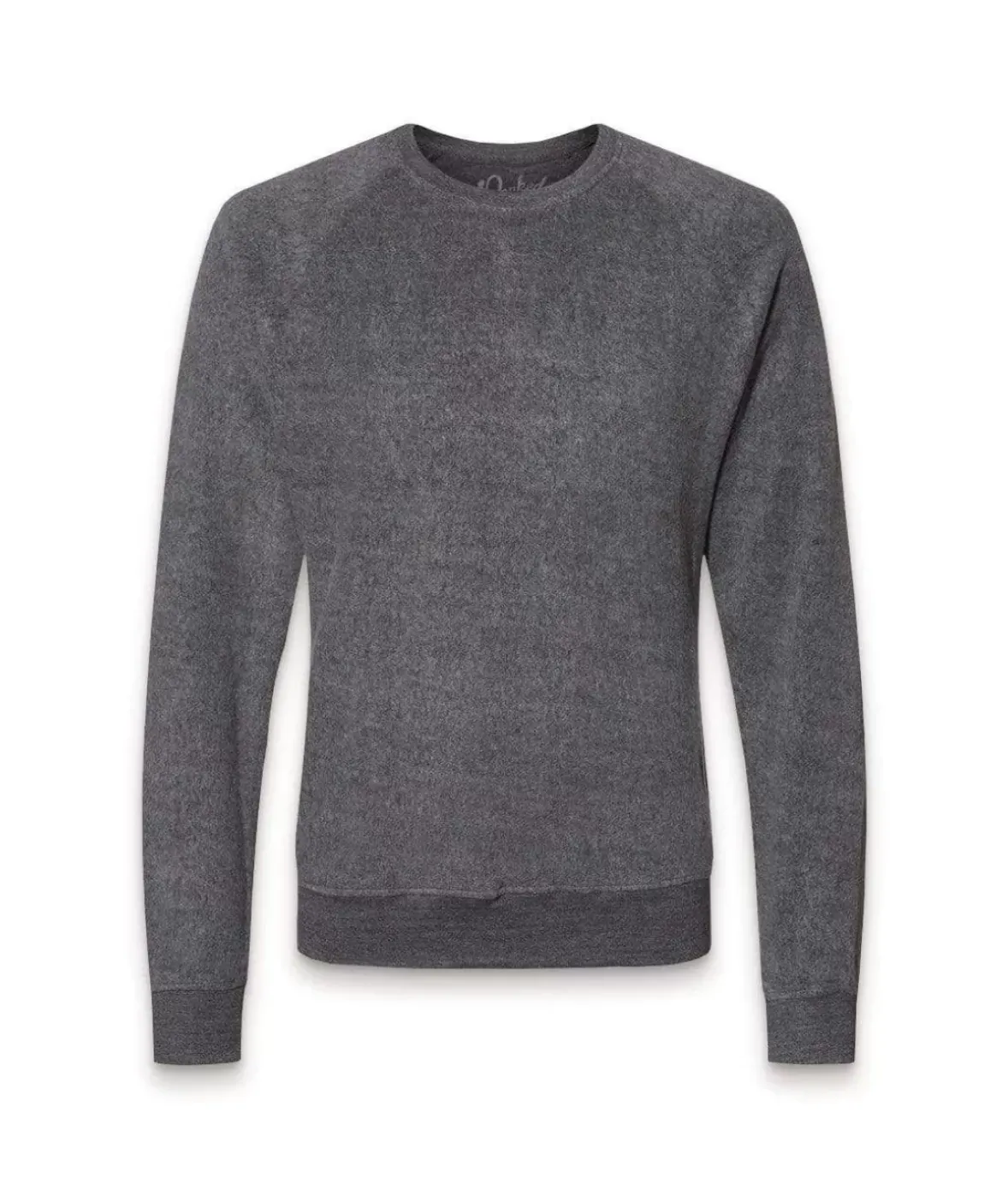 Nayked Apparel Athleisure>Women'S Ridiculously Soft Inside Out Crew Neck Pullover Sweatshirt
