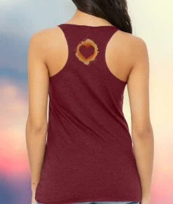 Nayked Apparel T-Shirts>Women'S Ridiculously Soft Lightweight Graphic Racerback Tank | Love Is Love