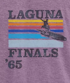 Nayked Apparel Tops>Women'S Ridiculously Soft Graphic Vintage Oversized Tee | Laguna Finals