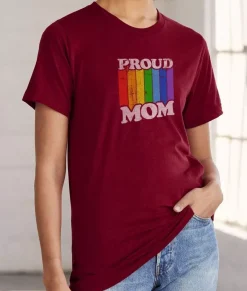 Nayked Apparel T-Shirts>Women'S Ridiculously Soft Oversized Lightweight Graphic T-Shirt | Proud Mom