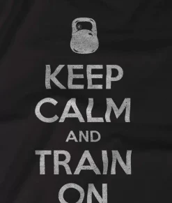 Nayked Apparel Athleisure>Women'S Ridiculously Soft Cropped Racerback Graphic Tank | Keep Calm