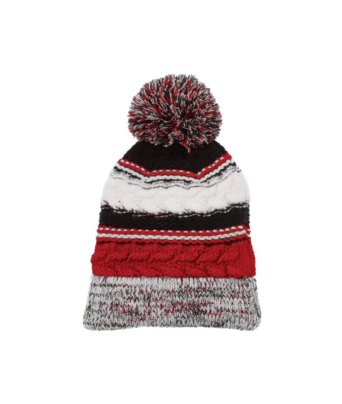 Nayked Apparel Accessories>Women'S Ridiculously Soft Chunky Knit Pom-Pom Beanie