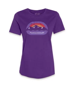 Nayked Apparel T-Shirts>Women'S Ridiculously Soft 100% Cotton Graphic Tee | Positive Altitude