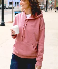 Nayked Apparel Tops>Women'S Ridiculously Soft Oversized Fleece Pullover Hoodie