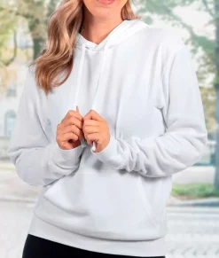 Nayked Apparel Hoodies & Sweatshirts>Women'S Ridiculously Soft Sueded French Terry Pullover Hoodie