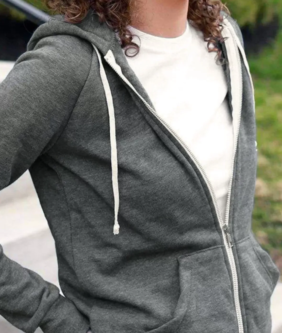 Nayked Apparel Hoodies & Sweatshirts>Women'S Ridiculously Soft Recycled Fleece Full-Zip Hoodie
