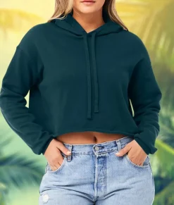 Nayked Apparel Tops>Women'S Ridiculously Soft Cropped Hoodie